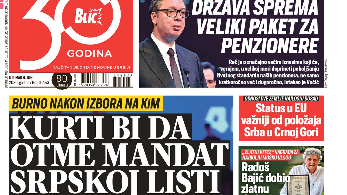 BLIC NASLOVNA