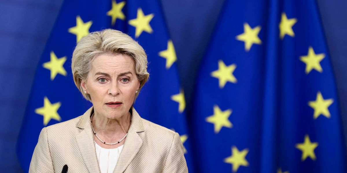 Przewodnicząca Komisji Europejskiej Ursula von der Leyen.