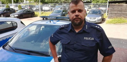 Policjant rzucił się na pomoc. Sam omal nie utonął