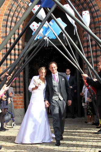 Julia Michalska z mężem