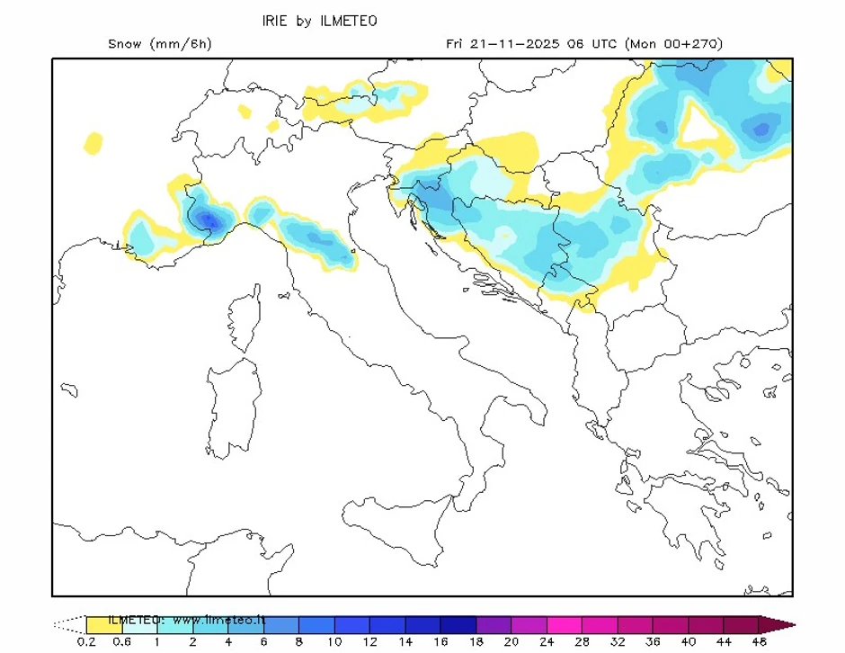 Modeli Ivana Ristića najavljuju sneg za Aranđelovdan