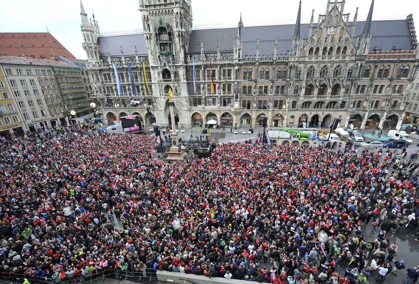 Feta z okazji zdobycia przez Bayern Monachium mistrzostwa Niemiec