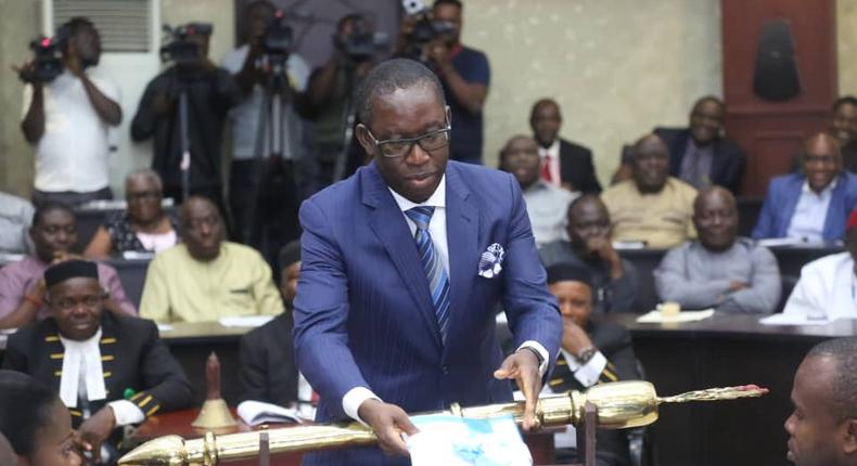 Governor Ifeanyi Okowa Presents 2019 budget to Delta State Assembly