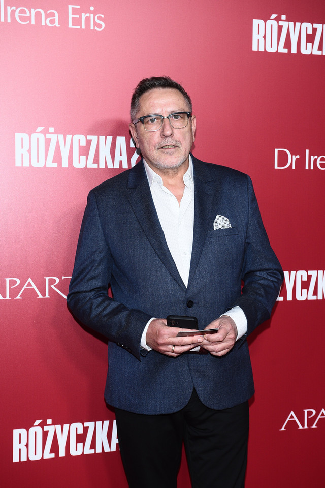 Andrzej Sołtysik na premierze filmu "Różyczka 2"
