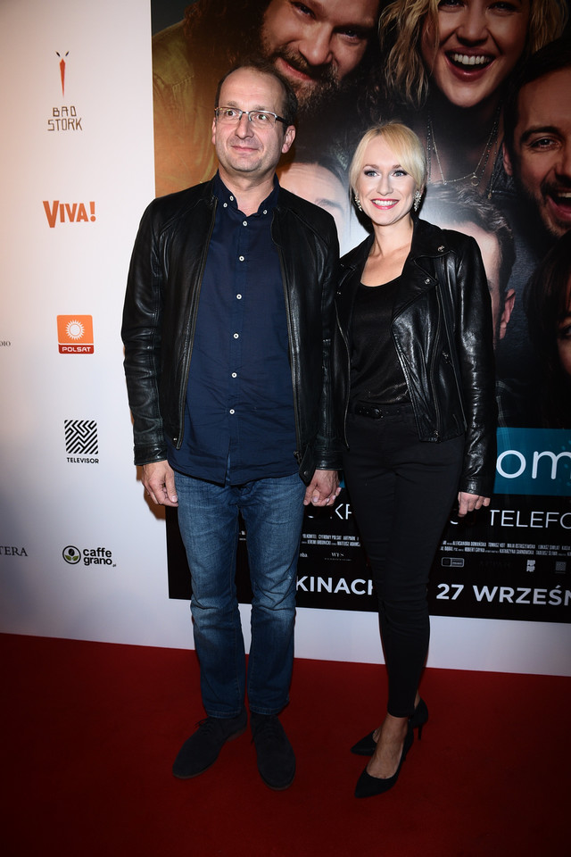 Premiera filmu "(Nie)znajomi": Robert Górski z żoną