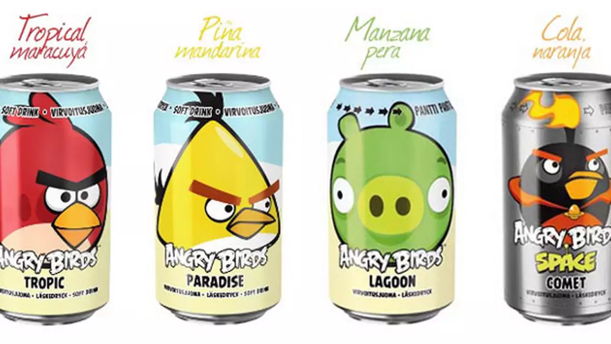Angry Birds pokonało Coca-Colę i Pepsi
