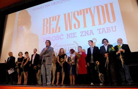 Twórcy 'Bez wstydu' na premierze w Warszawie