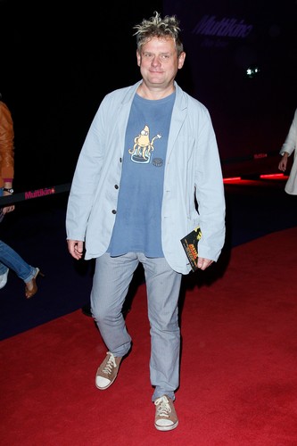 Kazik Staszewski na premierze 'Jestem Bogiem' w Warszawie