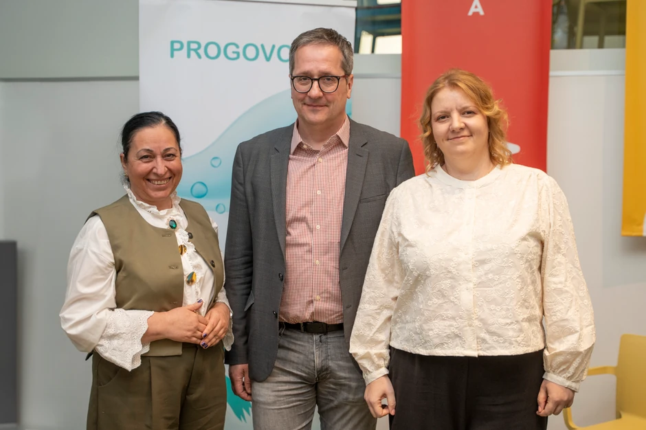 Na tribini o HPV infekciji govorili su Gorica Đokić iz Udruženja"Progovori", imunolog prof. dr Miloš Marković i pedijatar dr Jelena Mitrović