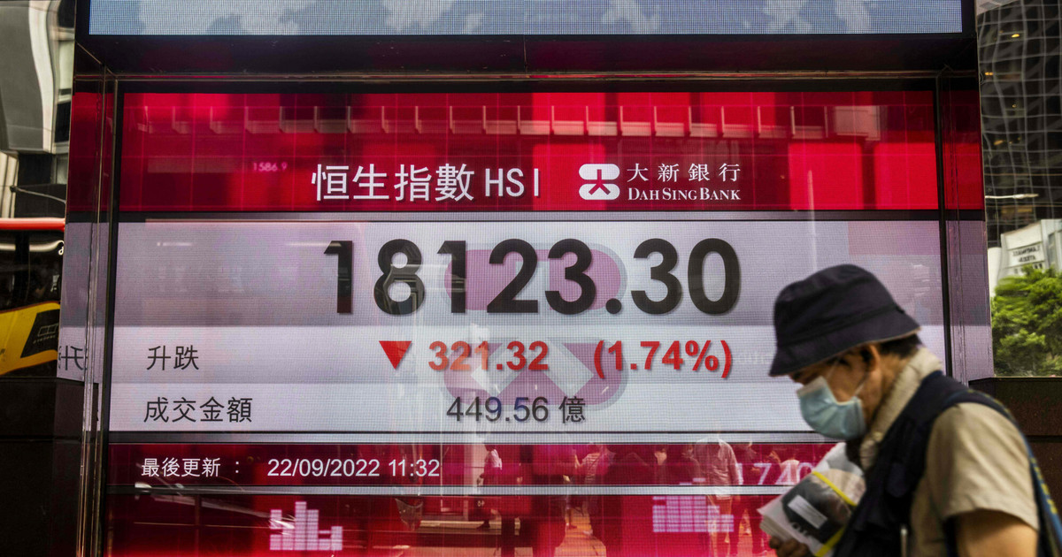 El mercado de valores chino teme al gobierno de Xi Jinping.  Gotas fuertes de Hang Seng