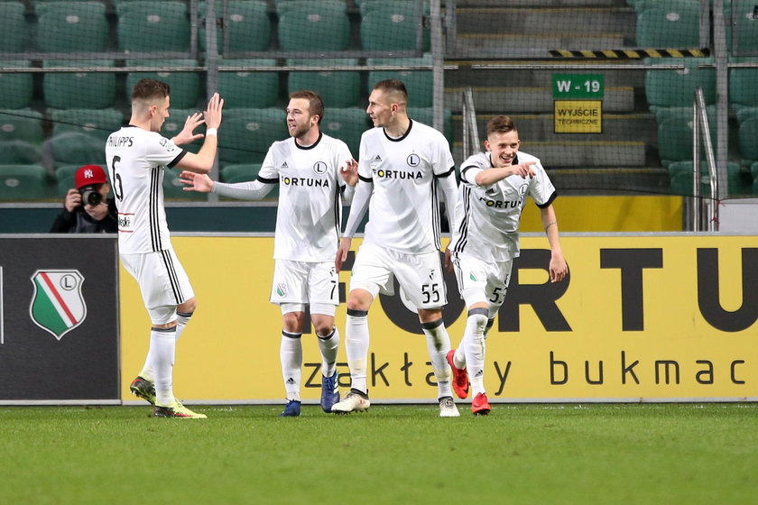 Pilka nozna. Ekstraklasa. Legia Warszawa - Pogon Szczecin. 07.04.2018