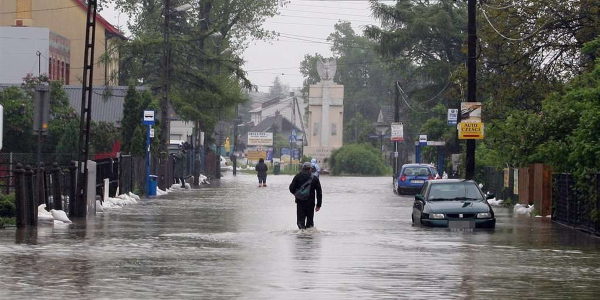 powódź, krakow