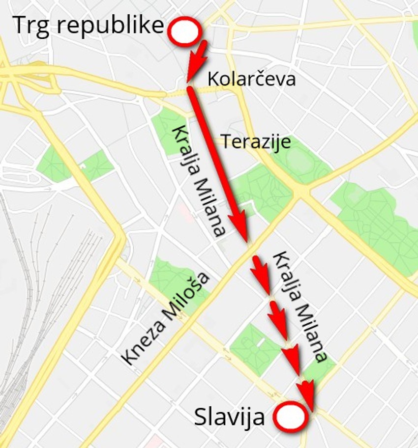 Deonica koja će biti zatvorena