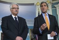 US Secretary of State John Kerry meets with Polish Foreign Minister Witold Waszczykowski 