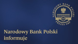 Narodowy Bank Polski informuje