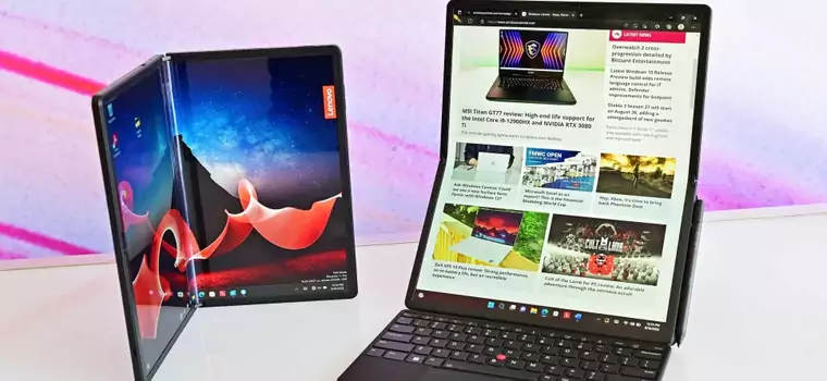 ThinkPad X1 Fold w nowej wersji. Lenovo prezentuje drugą generację składanego laptopa