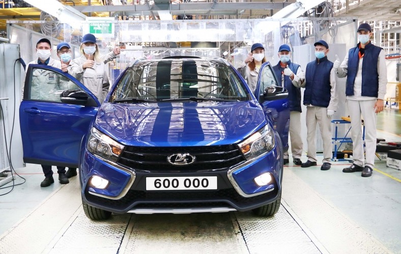 Lada production at the Lada Izhevsk plant