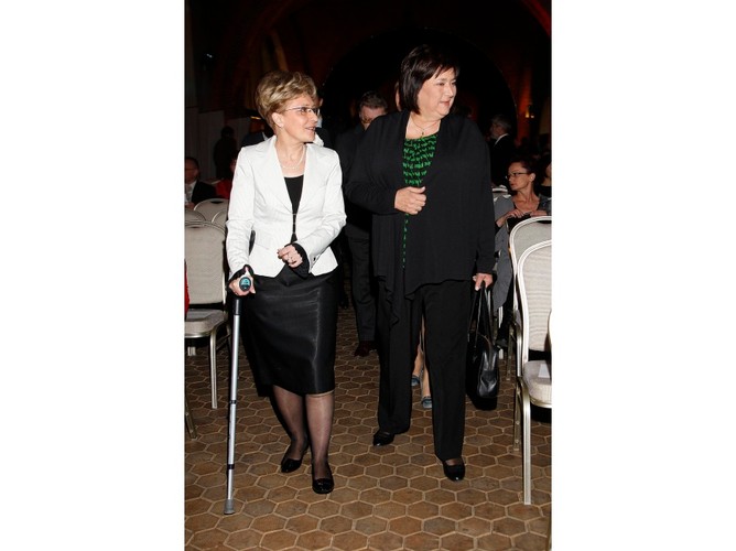 W stylu prezydentowej - Anna Komorowska w październiku 2010 roku