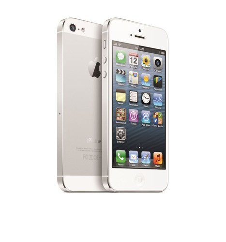 <b>iPhone 5</b>
<br><br>
Procesor: TI OMAP4470 1500 MHz
<br>
Pamięć RAM: 2GB 
<br>
Aparat cyfrowy: 8,0 MPx
<br>
Wielkość ekranu: 4,0