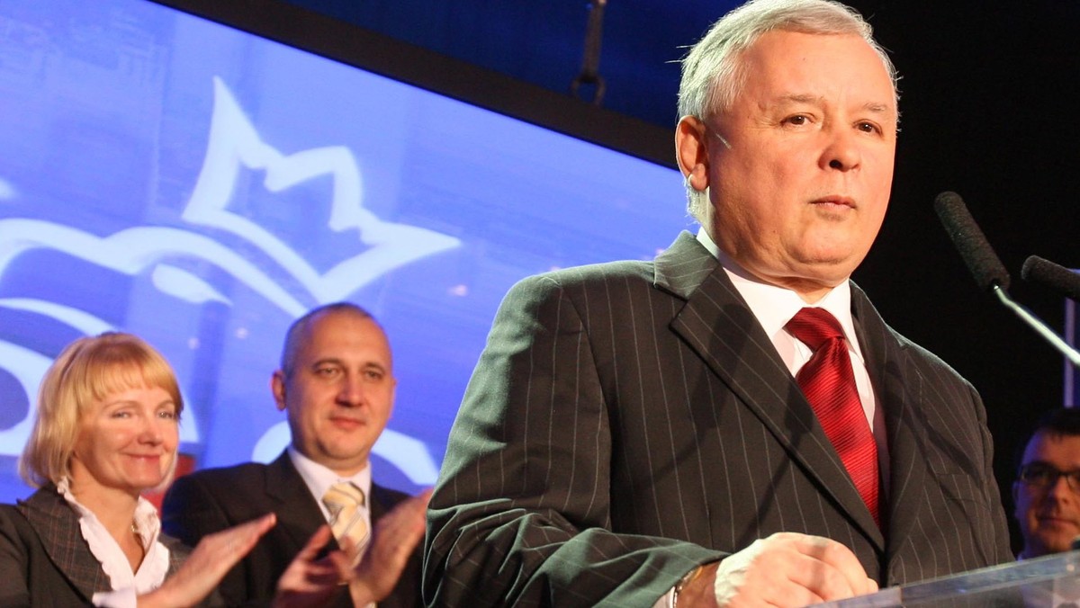 WARSZAWA WYBORY PARLAMENTARNE 2007 WYNIKI PREMIER KACZYŃSKI