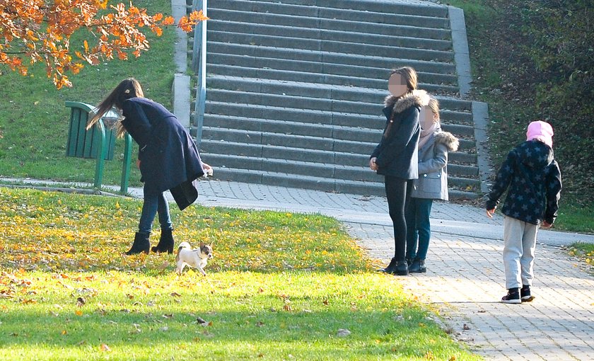 Marta Kaczyńska z córkami