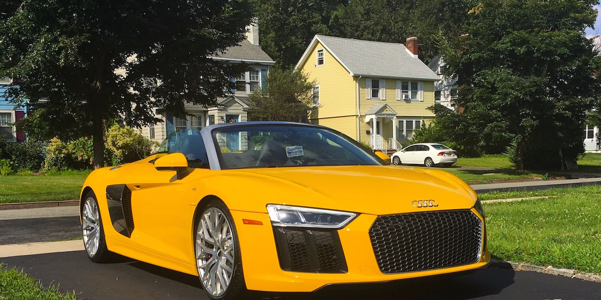 We drove Audi's $200,000 supercar for a week — here's what surprised us most about the car