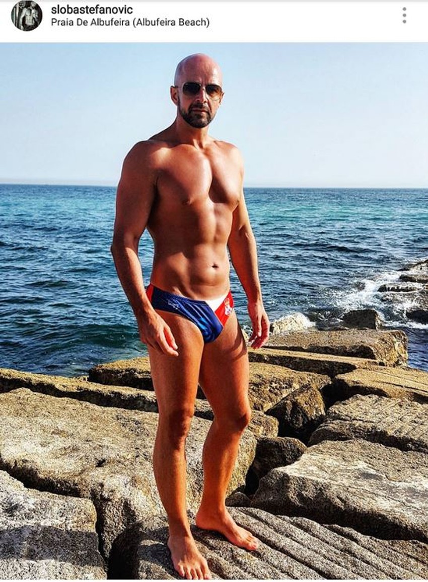 Sloba Stefanović na letovanju