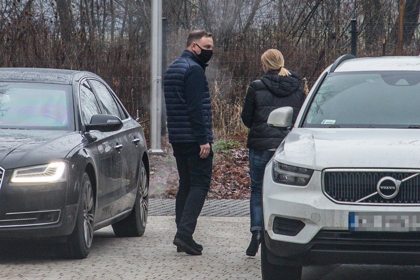 Prezydent Andrzej Duda przed świętami odwiedził swoich krakowskich sąsiadów