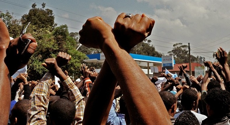 Thousands of people joined protests that erupted in several parts of Ethiopia in 2015, triggering a state of emergency