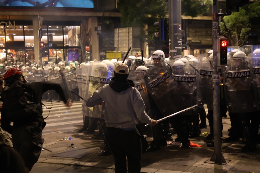 Incidenti ispred Predsedništva
