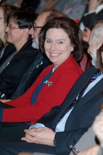 Małgorzata Kidawa-Błońska na premierze 'Kamieni na szaniec'