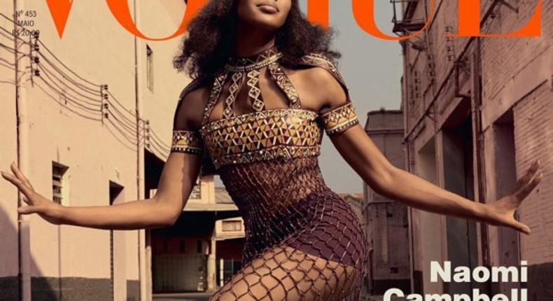 Naomi Campbell covers Vogue Brazil May 2016