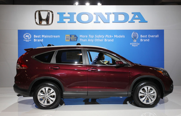 10. miejsce Honda CR-V. Ten najchętniej kupowany na świecie SUV sprzedał się w ilości 624.982 sztuk.