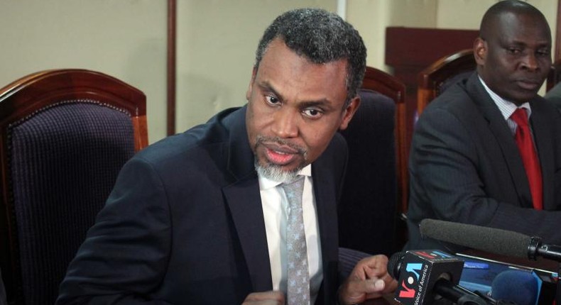 DPP Noordin Haji during a past presser (Standard)