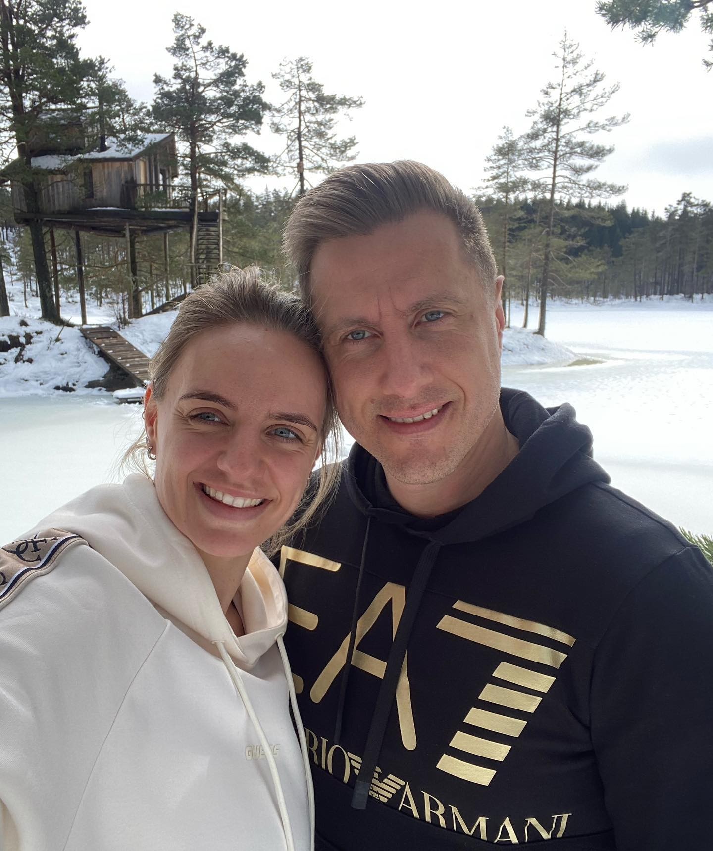 Markéta Jeřábková s dlhoročným partnerom Tomášom. 