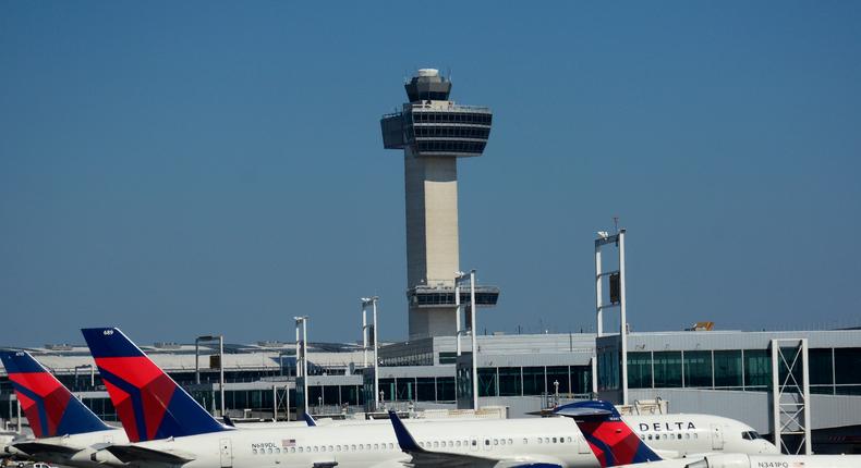 A Delta plane aborted a takeoff at JFK on Friday night.Robert Alexander/Getty Images