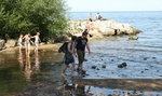 Groza na plaży w Gdyni Orłowie