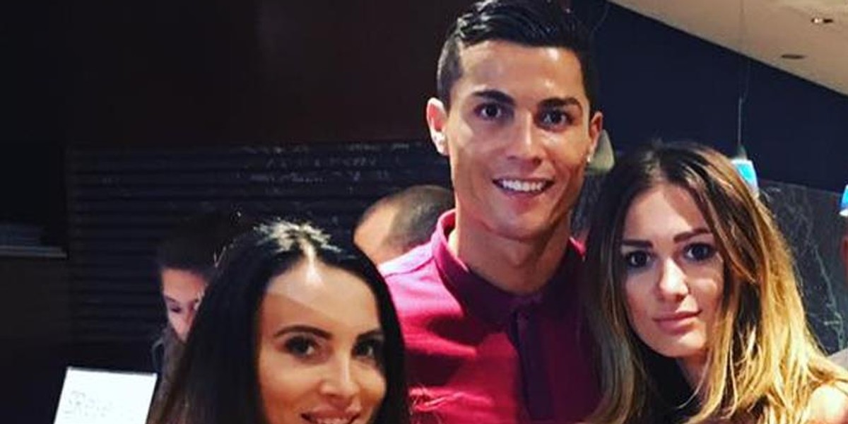 Jessica Ziółek i Cristiano Ronaldo