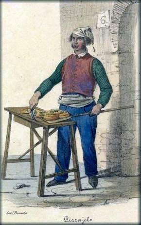 Włoski pizzaiolo, 1830 r.