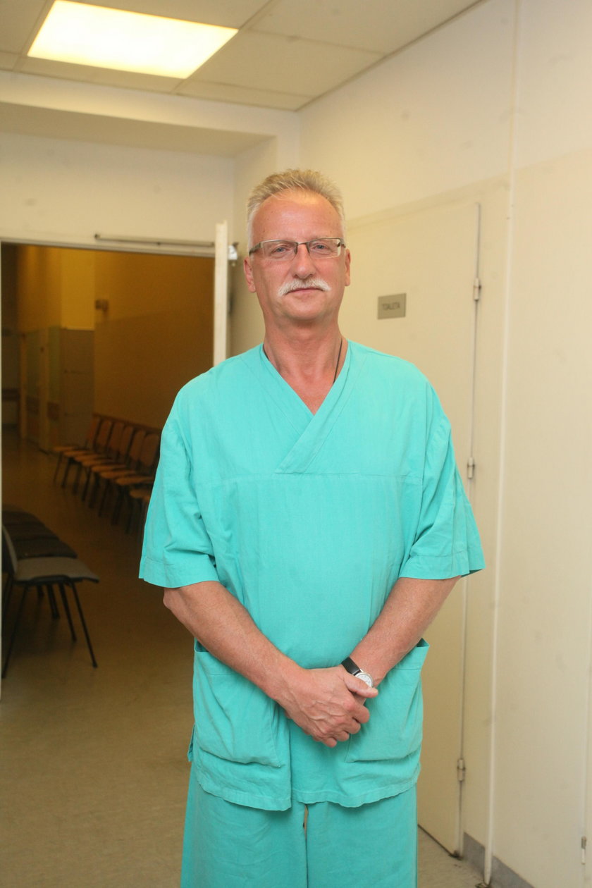 Prof. Andrzej Chmura, transplantolog ze Szpitala Dzieciątka Jezus w Warszawie