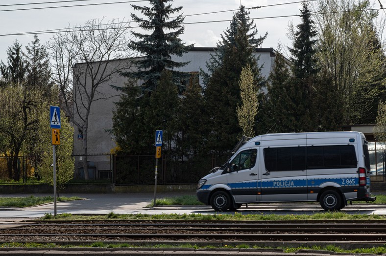 Policja pod willą Jarosława Kaczyńskiego