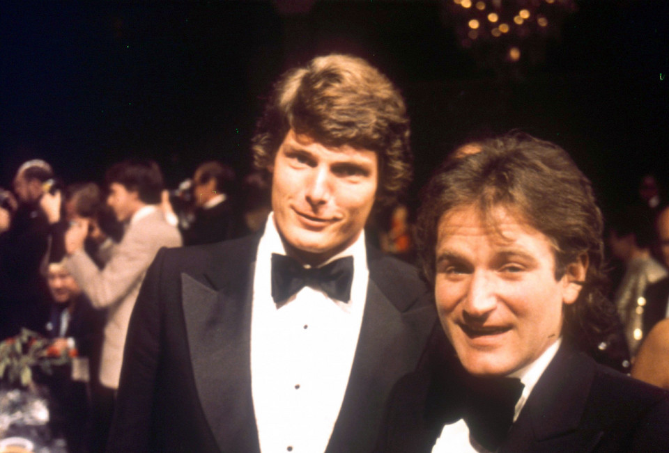 Christopher Reeve i Robin Williams w 1980