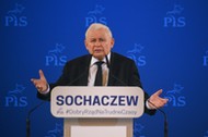 Jarosław Kaczyński na spotkaniu w Sochaczewie