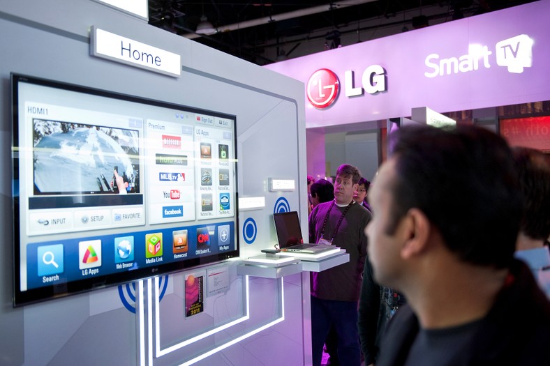 Consumer Electronics Show 2011. Stoisko LG Electronics. fot: Jacob Kepler/Bloomberg