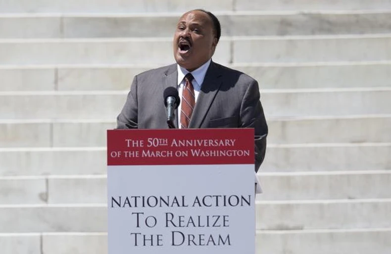 Martin Luter King III drži govor