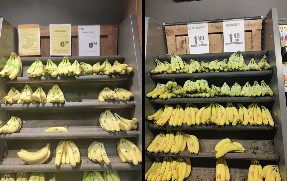 Banany już nie są tańsze po niemieckiej stronie