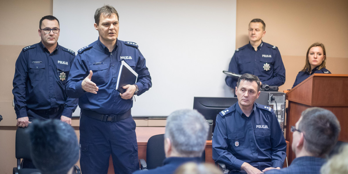 Spotkanie policjantów z mieszkańcami Strzeszyna Greckiego