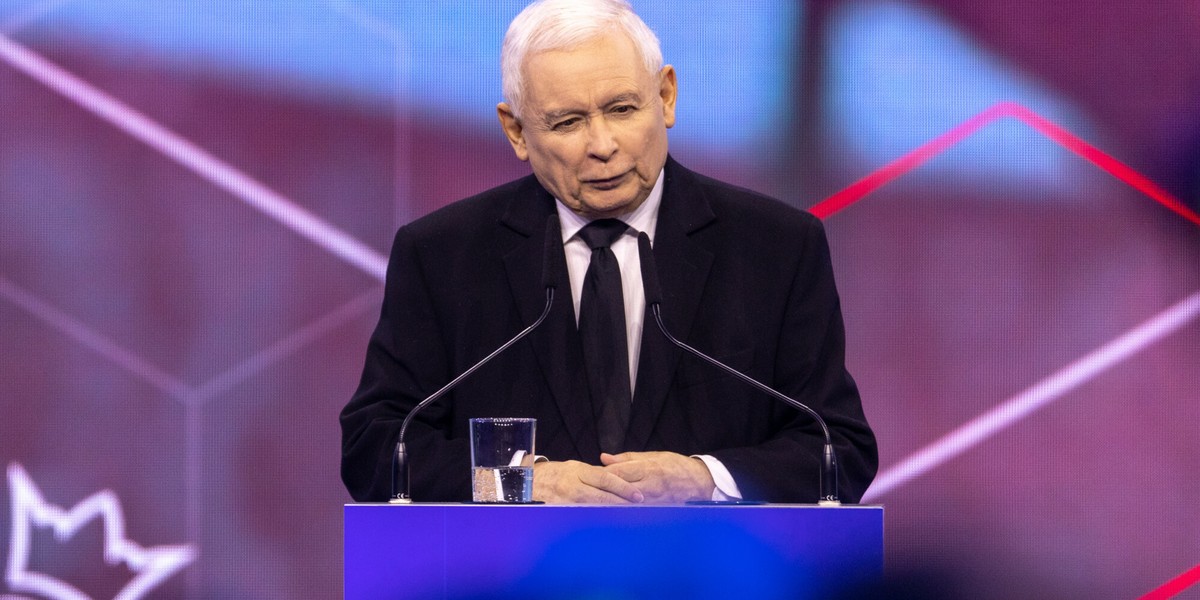 Prezes PiS Jarosław Kaczyński