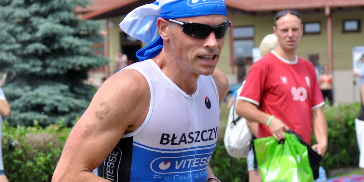 Waldemar Błaszczyk podczas Triathlonu
