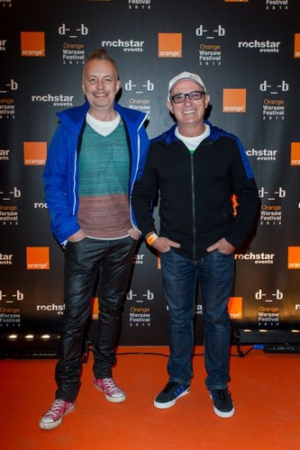 Piotr Kubiaczyk i Andrzej Krzywy na Orange Warsaw Festival 2013